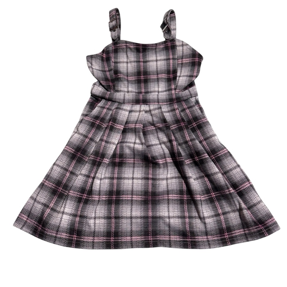 Retro Limited Too Black and Pink‎ Plaid Casual Dress
